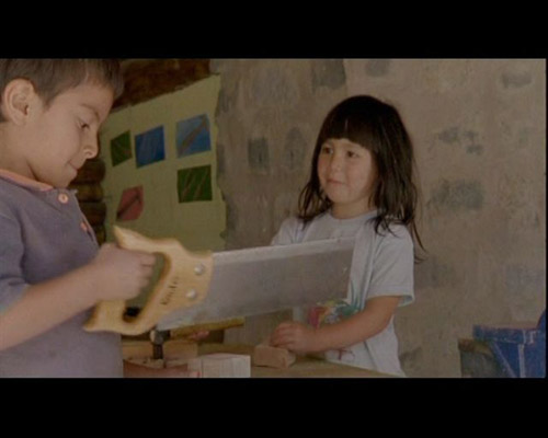 Young children with tools, from 'Pesta'