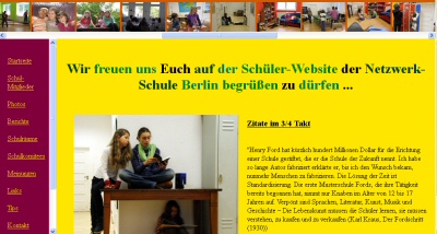 Netzwek Schule web site image