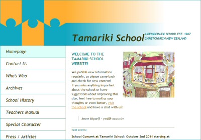Tamariki web site image